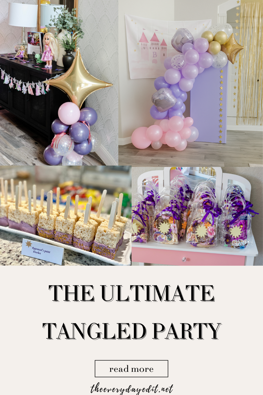 Decorate Treats with Tangled Rapunzel Short Hair Cookie Cutters